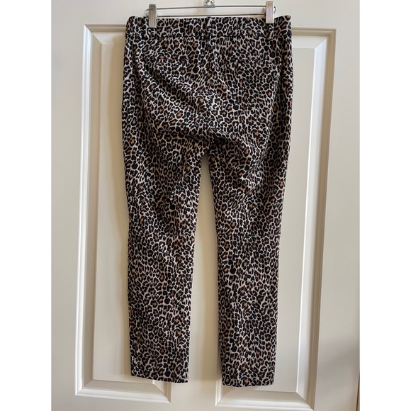 J. Crew Leopard-print Winnie pant in stretch cotton - Picture 4 of 7